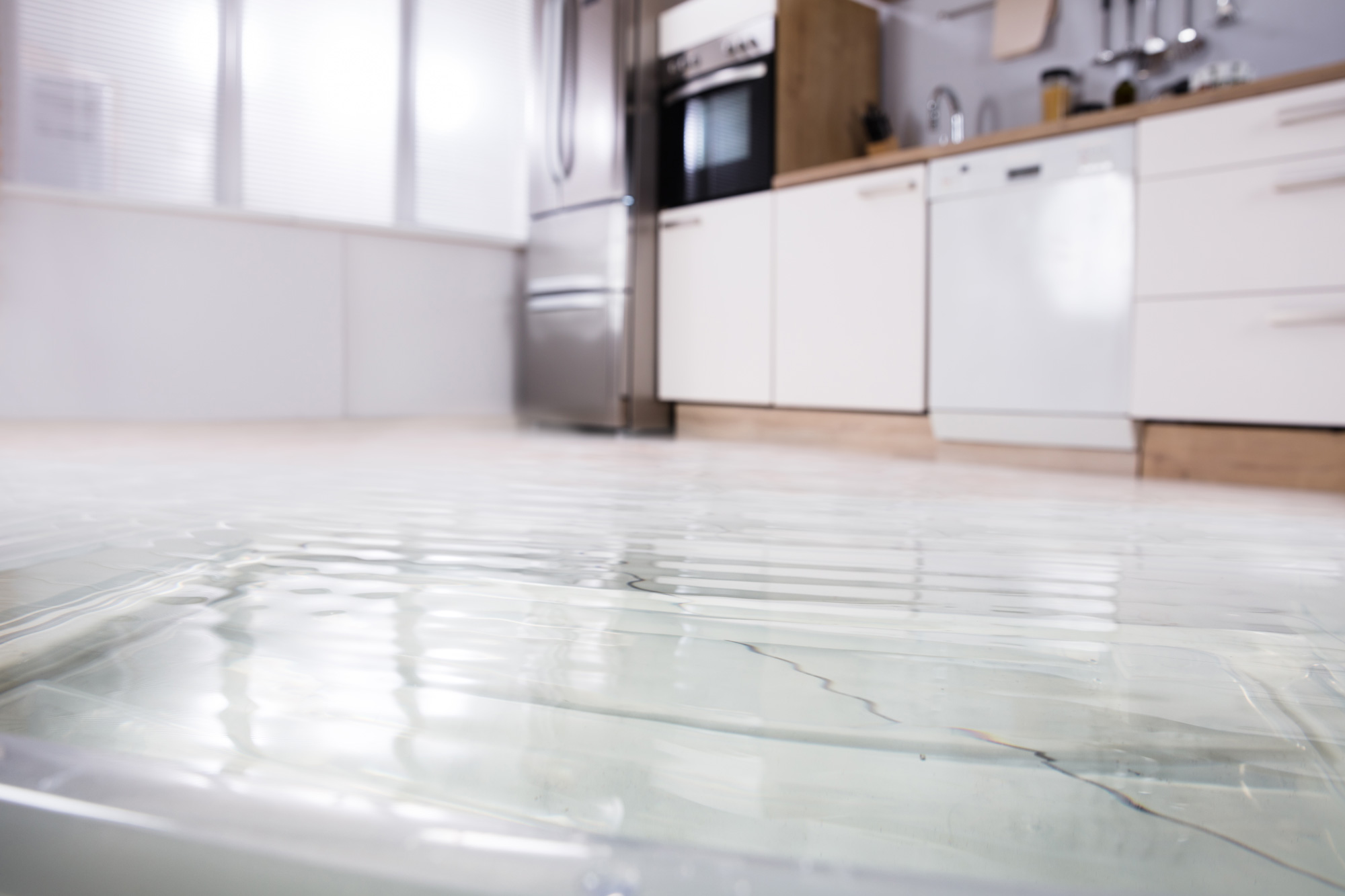 Flooded Kitchen Floor